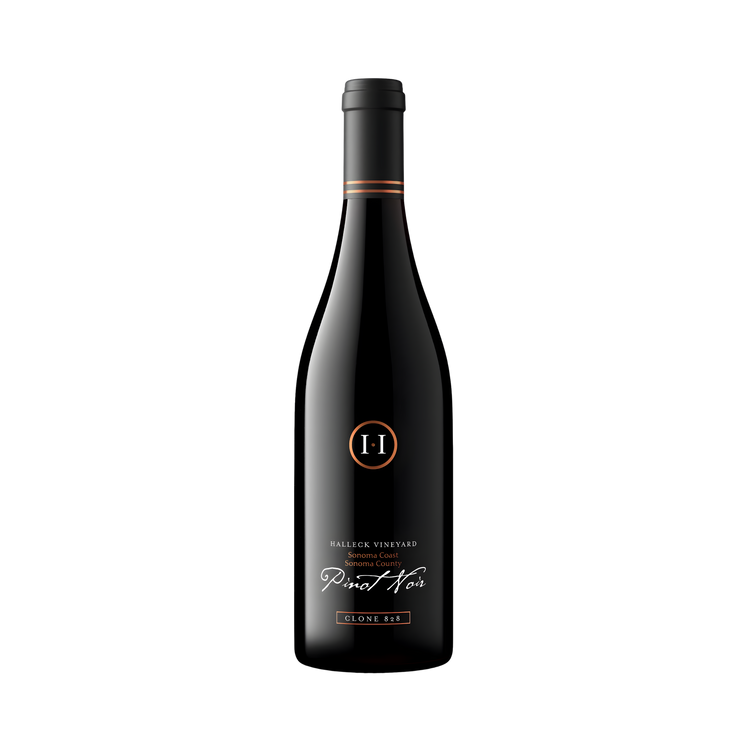 Halleck Vineyards Clone 828 Pinot Noir Sonoma Coast Sonoma County CA 2018