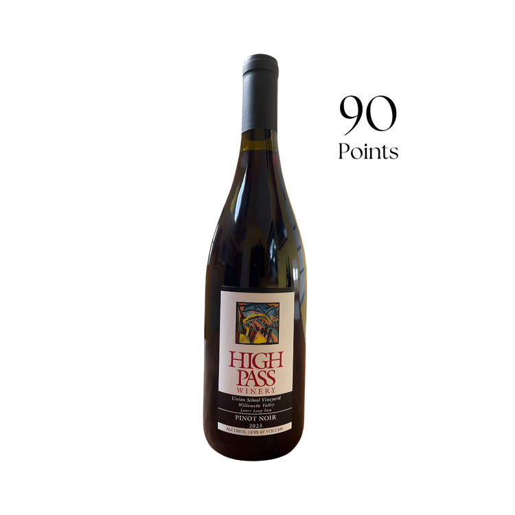 High Pass Winery Union School Vineyard Pinot Noir Lower Long Tom Willamette Valley OR 2023