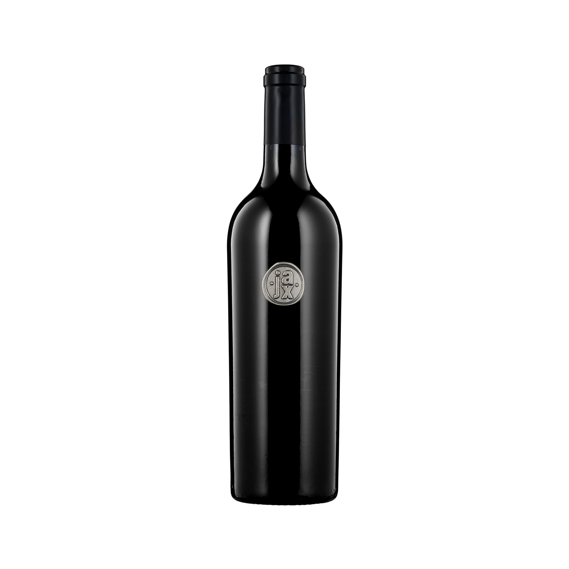 A bottle of JAX Vineyards 2019 Cabernet Sauvignon Estate Block 3