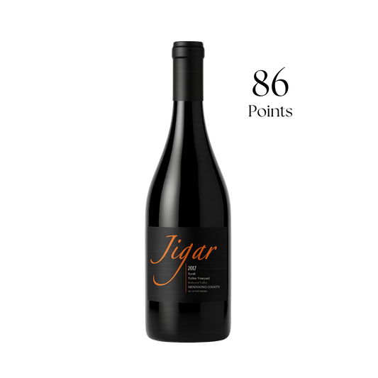 Jigar Wines Syrah Tollini Vineyard Mendocino County CA 2017