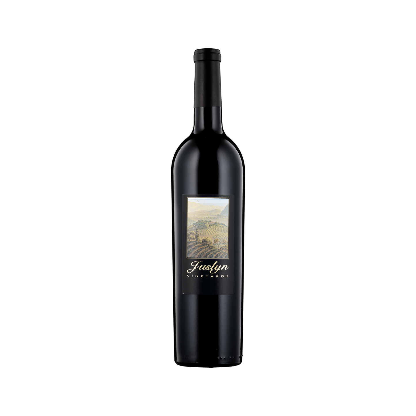 A bottle of Juslyn 2019 Estate Cabernet Sauvignon