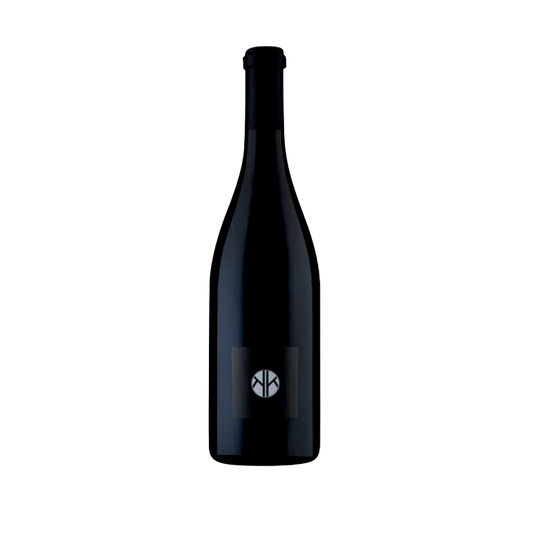 A bottle of Kahler 2018 KK Pinot Noir