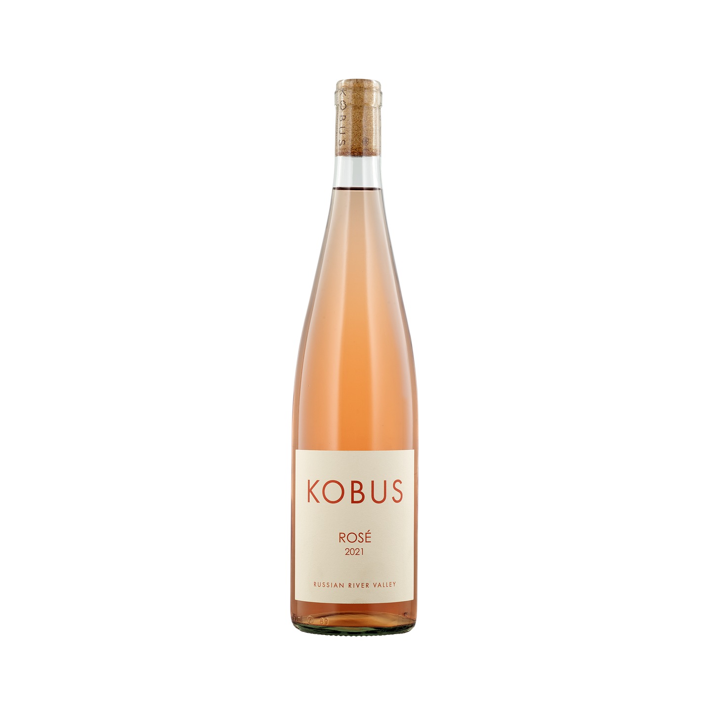 A bottle of Kobus Estate 2021 Rosé of Pinot Noir