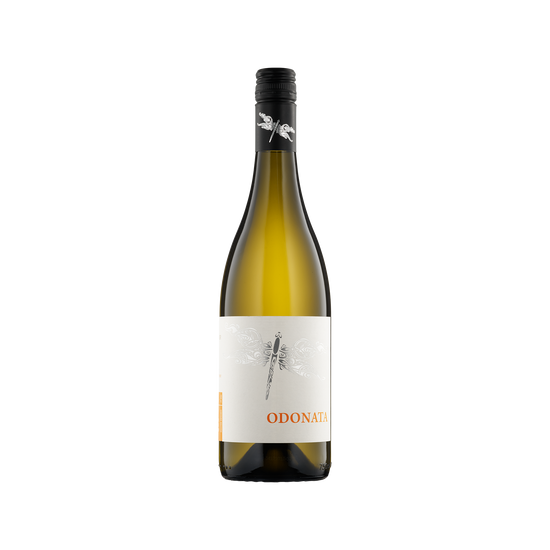 A bottle of Odonata Wines 2021 Viognier