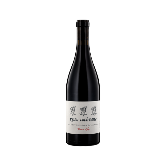 A bottle of Ryan Cochrane 2018 Pinot Noir - Santa Barbara County