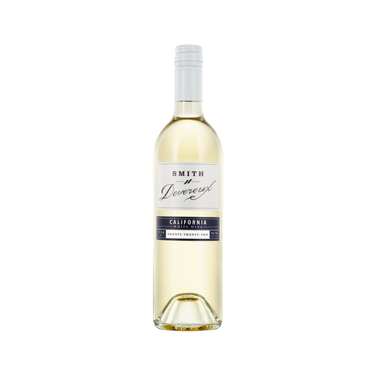 A bottle of Smith-Devereux 2022 'Sauvignon Blanc White Blend'