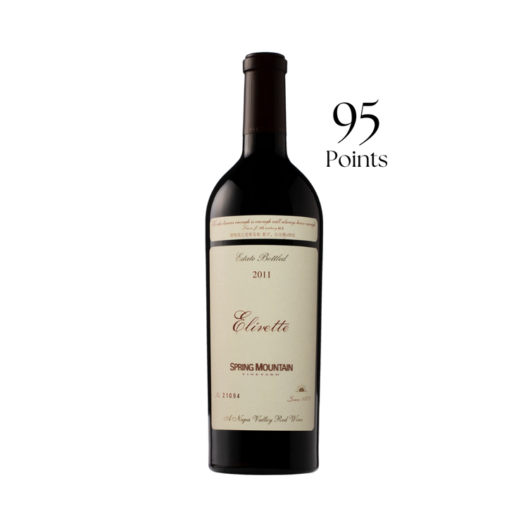Spring Mountain Vineyard Spring Mountain District Elivette Red Blend Napa Valley CA 2011