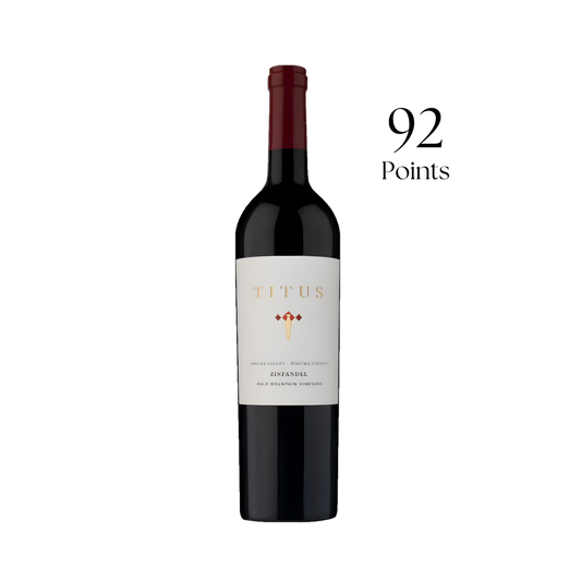 Titus Vineyards Bald Mountain Vineyard Zinfandel Sonoma Valley CA 2023