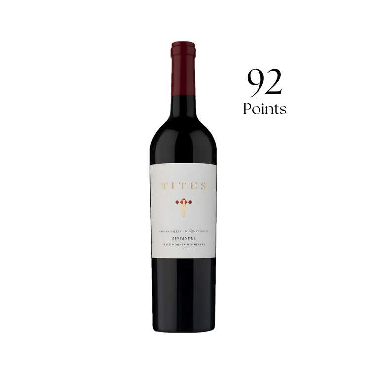 Titus Vineyards Bald Mountain Vineyard Zinfandel Sonoma Valley CA 2023