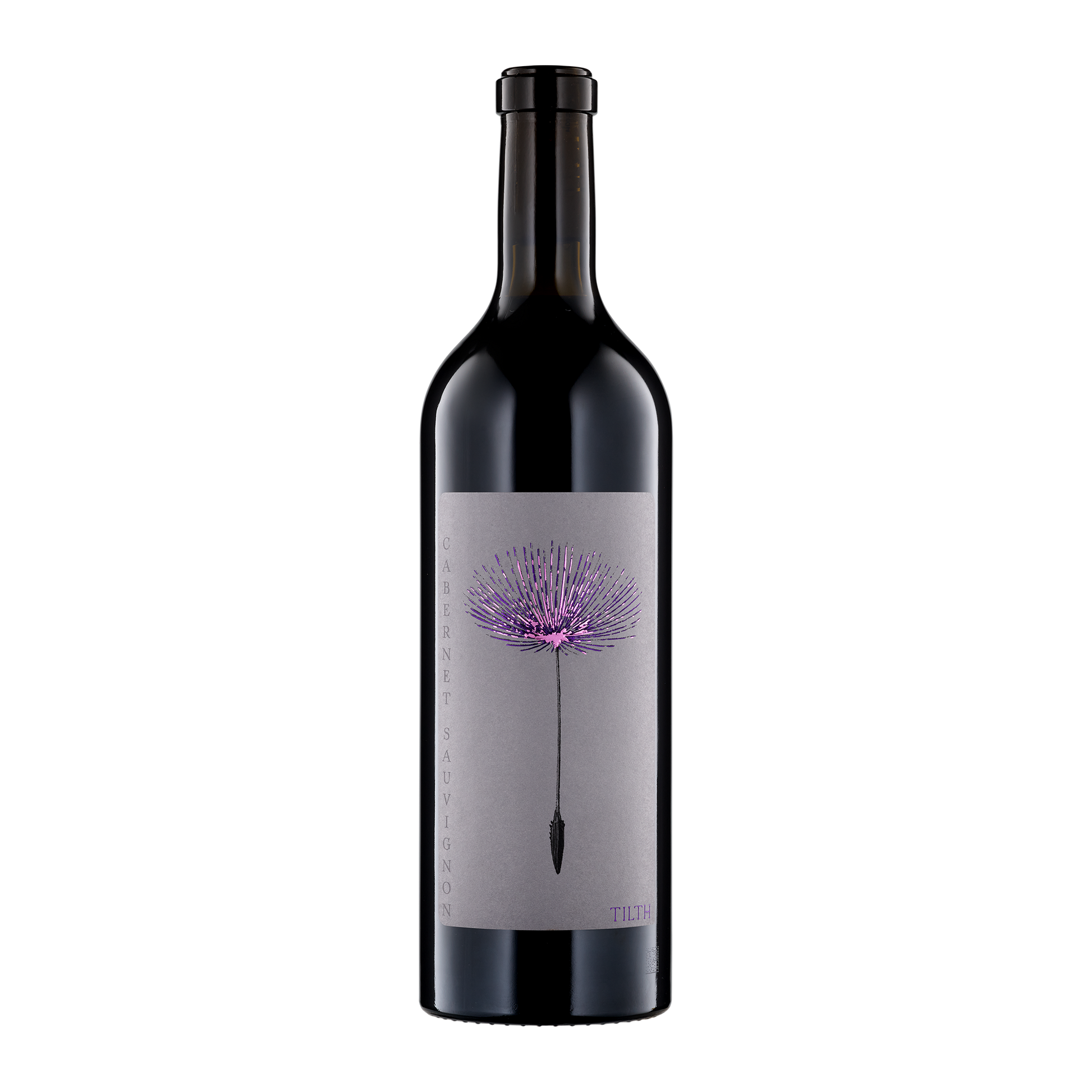 A bottle of Tilth Wines 2019 Cabernet Sauvignon
