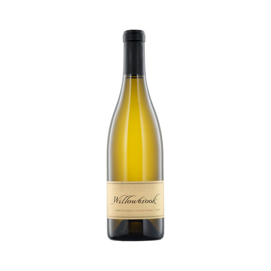 A bottle of Willowbrook Cellars 2020 Chardonnay