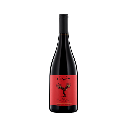 A bottle of Cordon 2018 Red Blend Cuvee Rouge 246