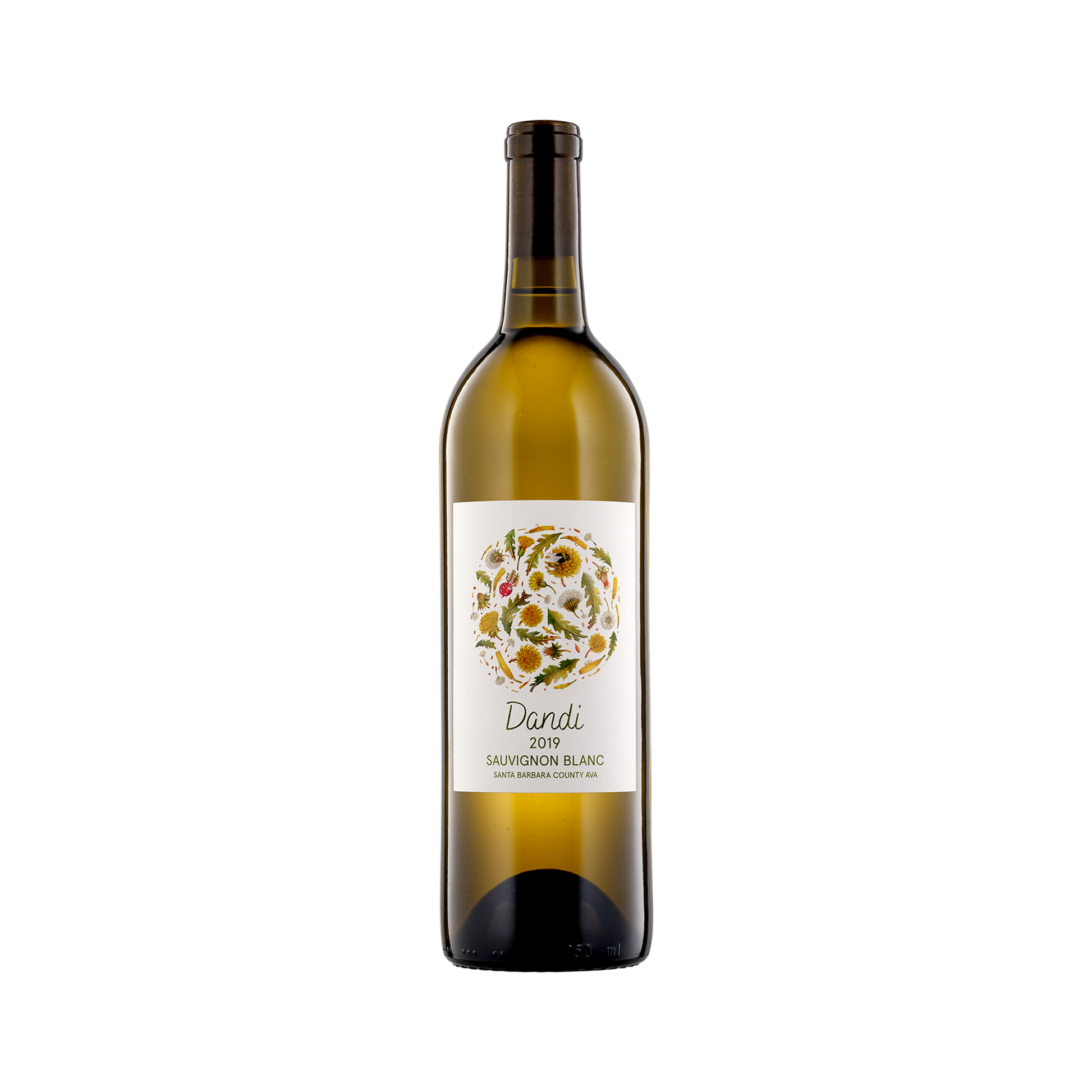 A bottle of Dandi 2019 Sauvignon Blanc