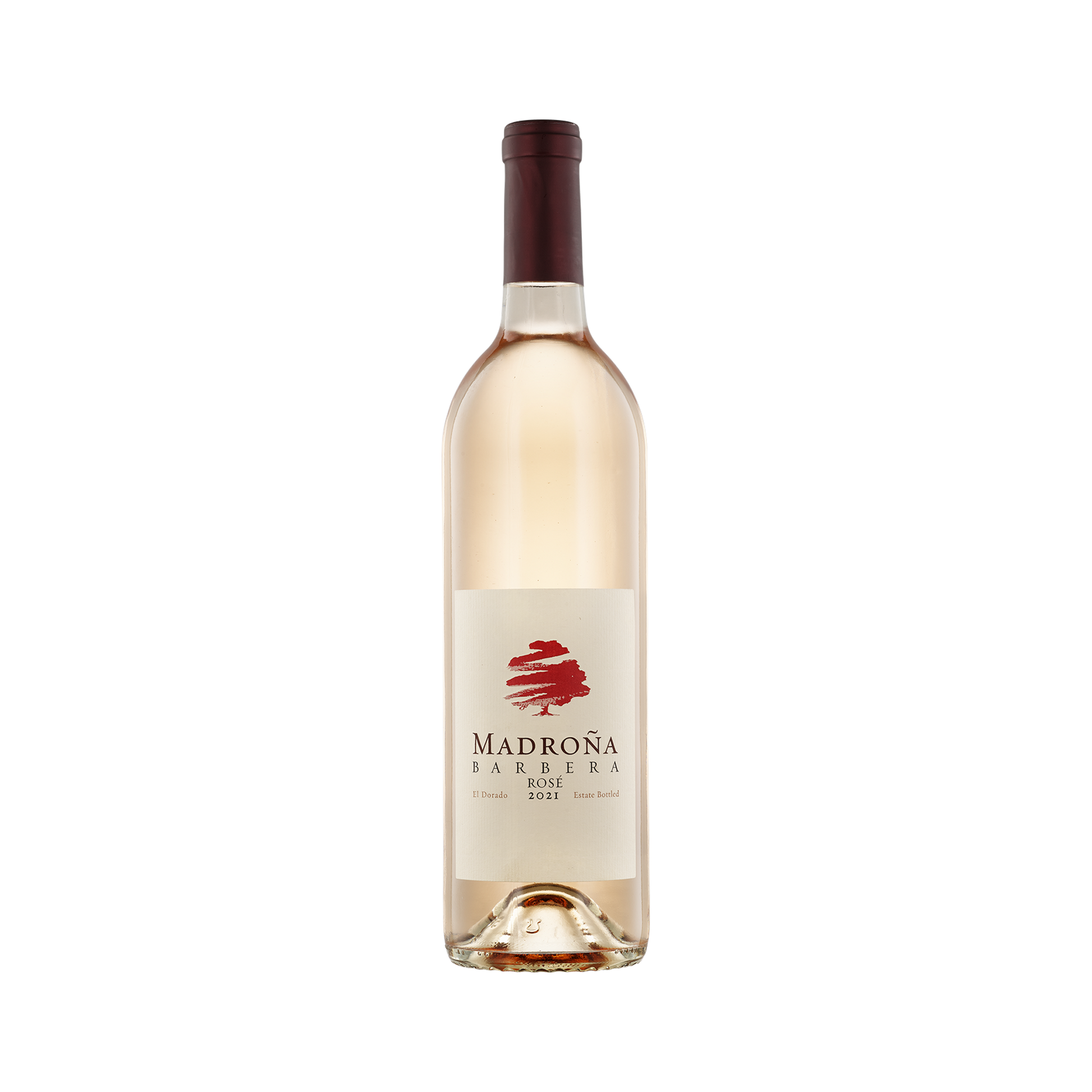 A bottle of Madroña Vineyards 2021 Rosé