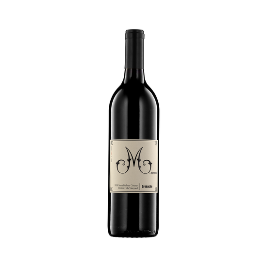A bottle of Martellotto Wines 2020 'M' Grenache