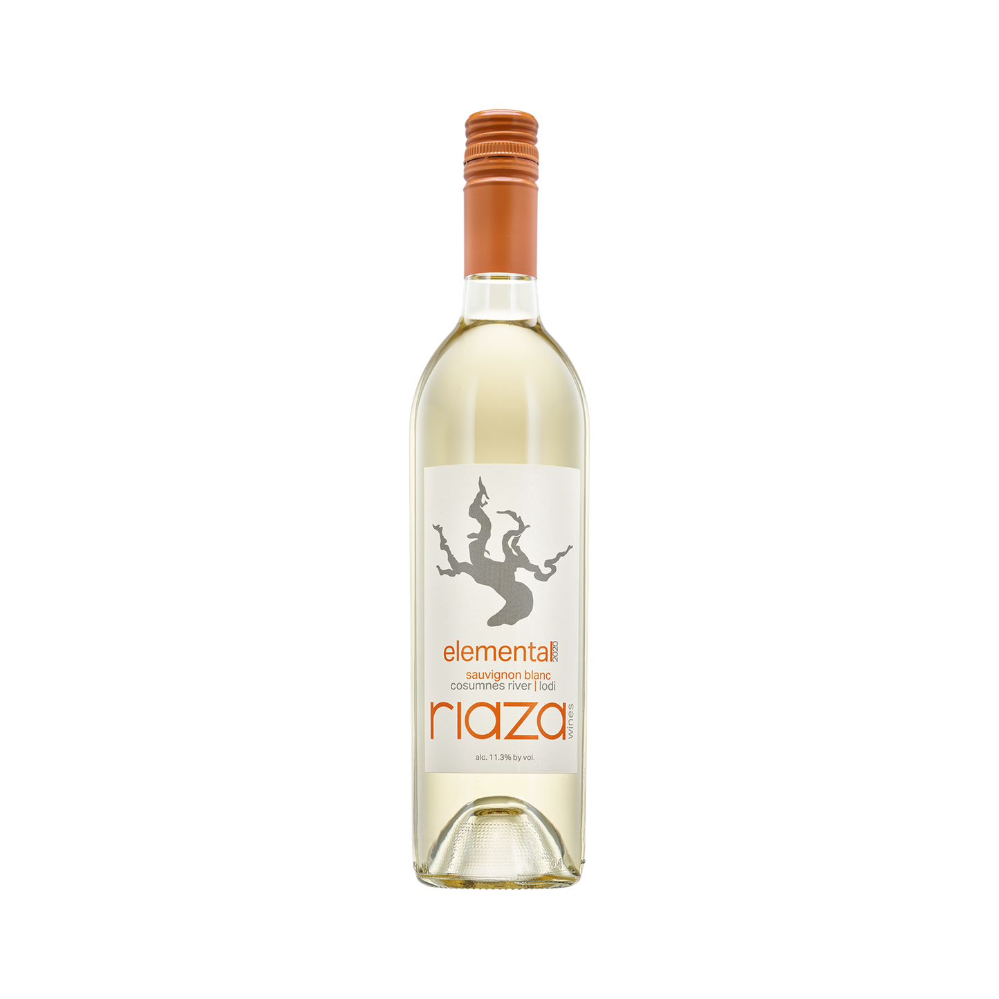 A bottle of Riaza 2020 'Elemental' Sauvignon Blanc
