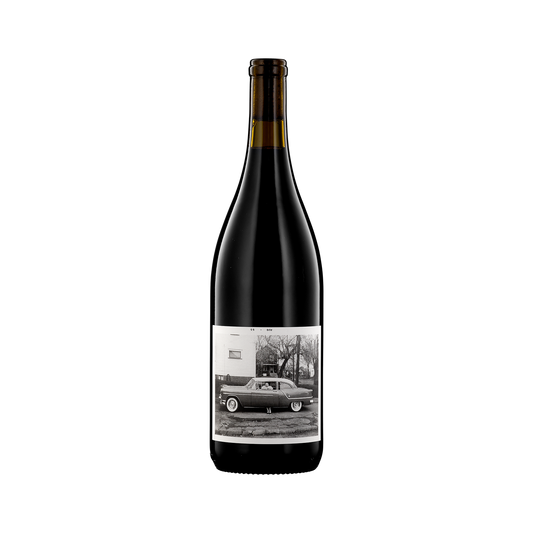A bottle of San Rucci Winery 2020 Montepulciano
