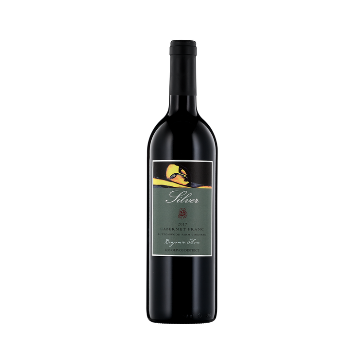 A bottle of Silver Wines 2017 Cabernet Franc