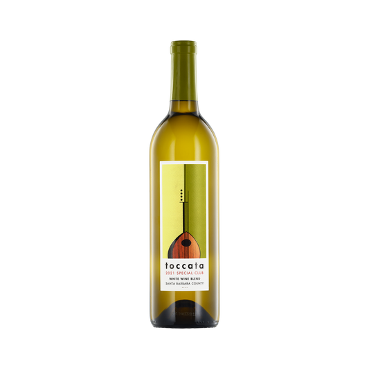 A bottle of Toccata Wines 2021 White Blend